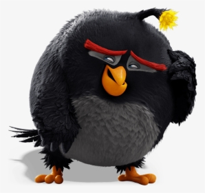 Angry Birds Bomb Character - Angry Birds Movie Bomb Png, Transparent Png, Transparent PNG