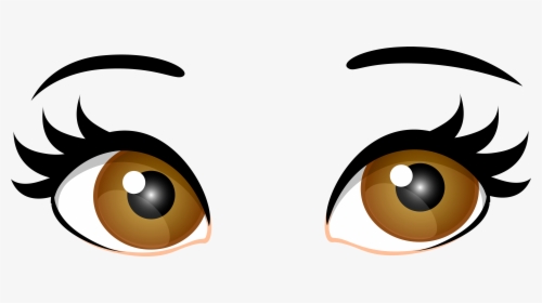 28 Collection Of Eye Clipart Transparent - Cartoon Girl Eyes Png, Png  Download , Transparent Png Image - PNGitem