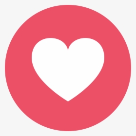 Facebook Amei Emoji - White Heart In Red Circle, HD Png Download, Transparent PNG