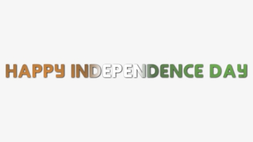 Happy Independence Day Text Png, Transparent Png, Transparent PNG