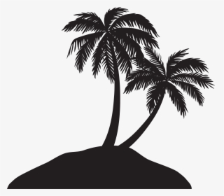 Silhouette Arecaceae Clip Art, HD Png Download, Transparent PNG