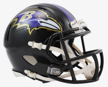 Baltimore Ravens Speed Mini Helmet - Ravens Football Helmet, HD Png Download, Transparent PNG