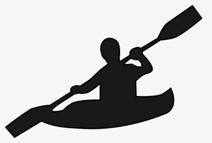 Canoe Station - Kayaking Clipart Black And White, HD Png Download, Transparent PNG
