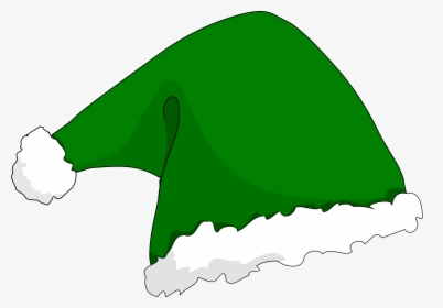 Ear Pointed Ears Clipart Elf Hat Free On Net Transparent - Green Santa Hat Clipart, HD Png Download, Transparent PNG