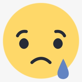 Facebook Triste Emoji - Facebook Sad Reaction Png, Transparent Png, Transparent PNG