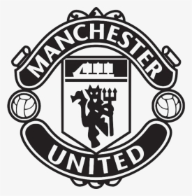 Man United Logo Png - Manchester United Logo Black And White, Transparent Png, Transparent PNG