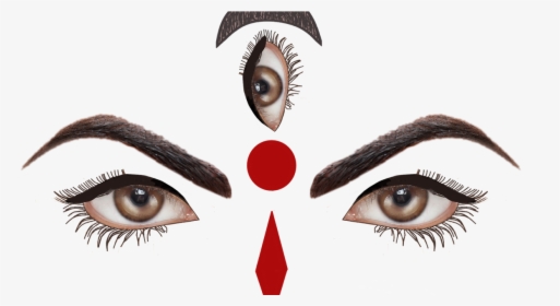 Eyes Of Durga Maa, HD Png Download, Transparent PNG