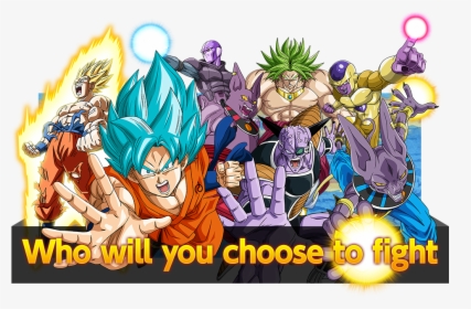 Who Will You Choose To Fight - Cartoon, HD Png Download, Transparent PNG