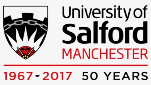 50th Logo For Twitter 400 400 - University Of Salford Manchester Logo Png, Transparent Png, Transparent PNG