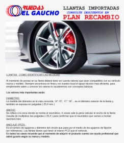 Descripción - Audi - Llantas 17 4 Agujeros, HD Png Download, Transparent PNG