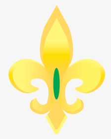 Gold Fleur De Lis Vector Clip Art - Fleur De Lis Gold Png, Transparent Png, Transparent PNG