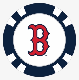 Boston Red Sox Poker Chip Ball Marker - Logos And Uniforms Of The Boston Red Sox, HD Png Download, Transparent PNG