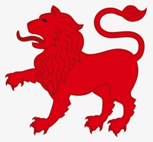 Red Lion Clip Arts - Lion On Tasmanian Flag, HD Png Download, Transparent PNG