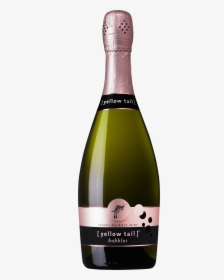 Champagne Png Bottle - Yellow Tail Bubbles Sparkling Rose, Transparent Png, Transparent PNG