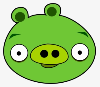Green Pig Angry Birds Character - Angry Bird Pig Png, Transparent Png, Transparent PNG