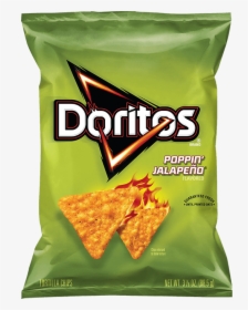 Doritos Poppin’ Jalapeno® Flavored Tortilla Chips - Poppin Jalapeno Doritos, HD Png Download, Transparent PNG