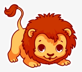 Lion Cartoon Clip Art - รูป การ์ตูน สิงโต น่า รัก ๆ, HD Png Download, Transparent PNG