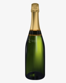 Champagne Bottle Transparent Background, HD Png Download, Transparent PNG