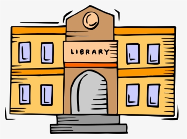 Clip Art Clip Art Library Building - Library Building Clipart, HD Png Download, Transparent PNG