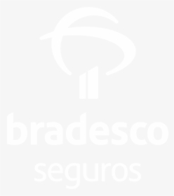 Logo Bradesco Seguros White Png, Transparent Png, Transparent PNG