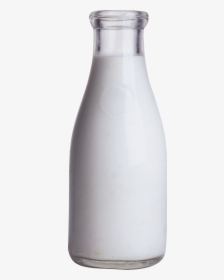 Milk Glass Bottle Png - Milk, Transparent Png, Transparent PNG