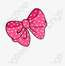 Pink Polka Dot Bow, HD Png Download, Transparent PNG