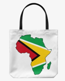 Africa Guyana Tote Bag - Africa Map Blue Vector, HD Png Download, Transparent PNG