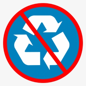 Blue Recycling Sticker, HD Png Download, Transparent PNG