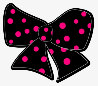 Pink Black Bow Clipart, HD Png Download, Transparent PNG