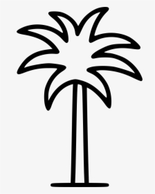 Palm Tree - Palm Tree Icon Png Free, Transparent Png, Transparent PNG