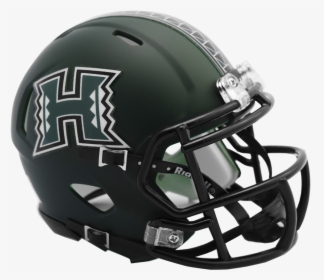 Hawaii Matte Green Speed Mini Helmet - Hawaii Football Team Helmets, HD Png Download, Transparent PNG