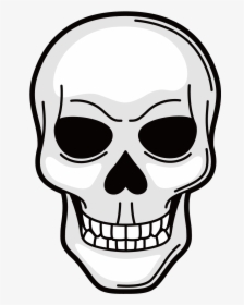 Symbol Tattoo Royalty-free Illustration - Clip Art Black And White Skull, HD Png Download, Transparent PNG