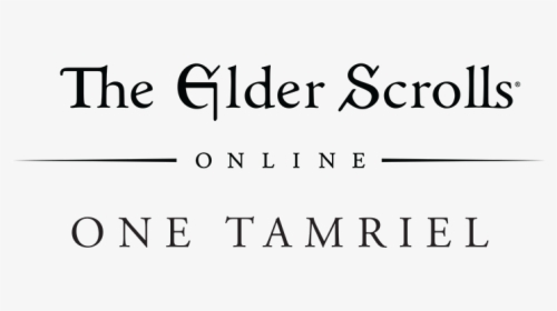 Eso One Tamriel - Elder Scrolls Online Black Logo, HD Png Download, Transparent PNG
