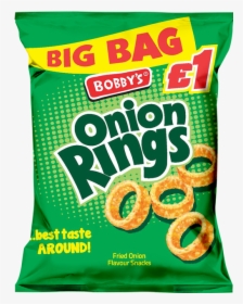 Big Bag Onion Rings - Bobbys Onion Rings, HD Png Download, Transparent PNG