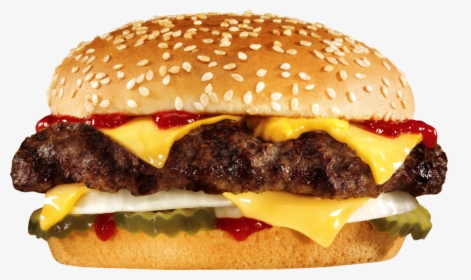 Hamburger Cheeseburger Fast Food Carls Jr - Carls Jr Burger Png, Transparent Png, Transparent PNG