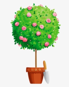 Flower Pot Png Tree Pinterest Clip Art - Flower In A Pot Clipart Png, Transparent Png, Transparent PNG