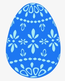 Easter Egg Free To Use Clipart - Easter Egg Clip Art Blue, HD Png Download, Transparent PNG