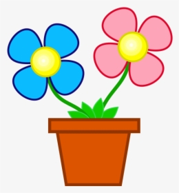 Clip Art Flower Pots Clip Art - Flower Pot Clipart, HD Png Download, Transparent PNG
