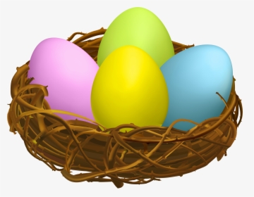 Clipart Nest With Eggs, HD Png Download, Transparent PNG