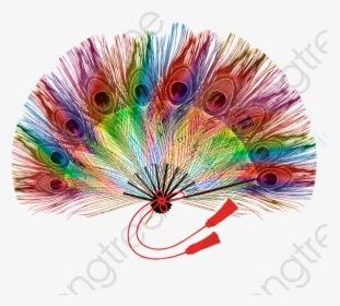 Transparent Red Feather Clipart - Colorful Fan Of Feathers, HD Png Download, Transparent PNG