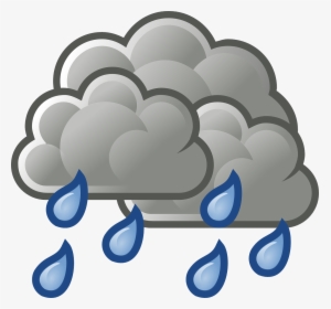 Transparent Rain Png Transparent - Scattered Showers, Png Download, Transparent PNG