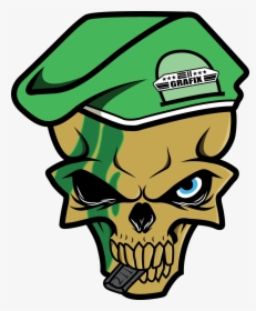 211 Skull Logo - Cool Drawings Of Skulls Easy, HD Png Download, Transparent PNG