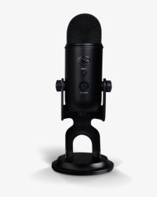 Yeti Mic Png - Black Blue Yeti Microphone, Transparent Png, Transparent PNG