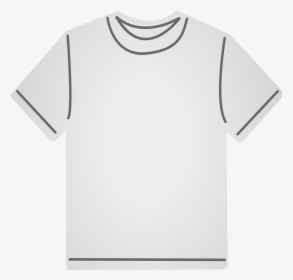 Transparent Tshirt Clipart - Vit Tecknad T Shirt Png, Png Download, Transparent PNG