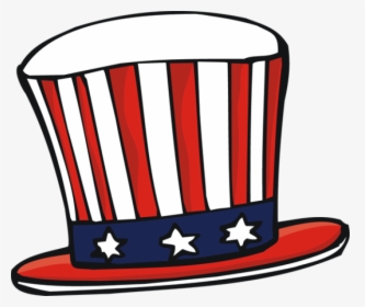 Uncle Sam Hat Clipart - Transparent Background Uncle Sam Hat Png, Png Download, Transparent PNG
