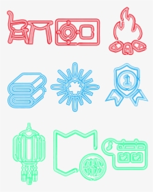 Neon Special Effects Color Icon Design Ai Vector Png, Transparent Png, Transparent PNG