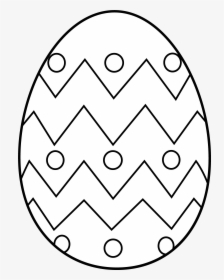 Free Egg For Easter Eggs Collection Clipart - Color In Easter Egg, HD Png Download, Transparent PNG