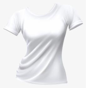 Female T Shirt White Png Clip Art, Transparent Png, Transparent PNG