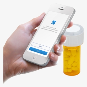 Dosesmart Medication Reminder App With Smart Bottle - Bluetooth Charger For Mobile, HD Png Download, Transparent PNG