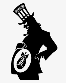 Usa, War, Uncle Sam, Terror, Silhouette - Imperialism Clipart, HD Png Download, Transparent PNG